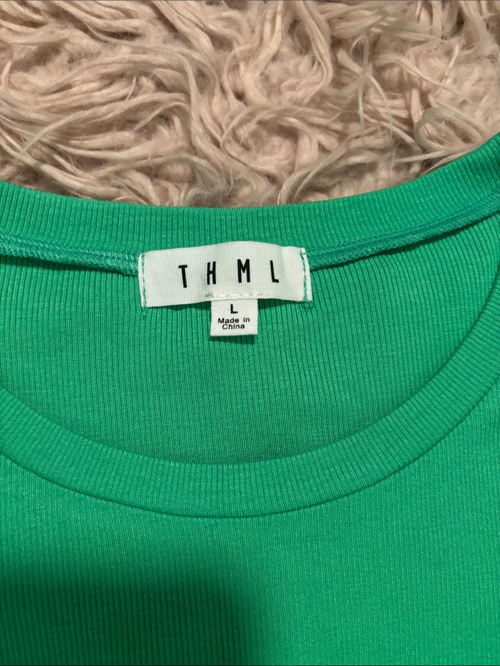 THML Ruffle Sleeve Ribbed Tank - Picture 6 of 9